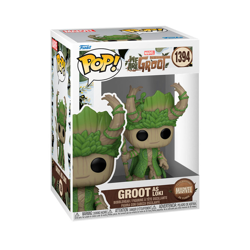 Figura POP Marvel We Are Groot - Groot as Loki