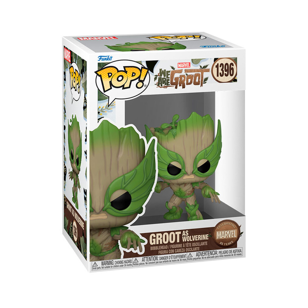 Figura POP Marvel We Are Groot - Groot as Wolverine