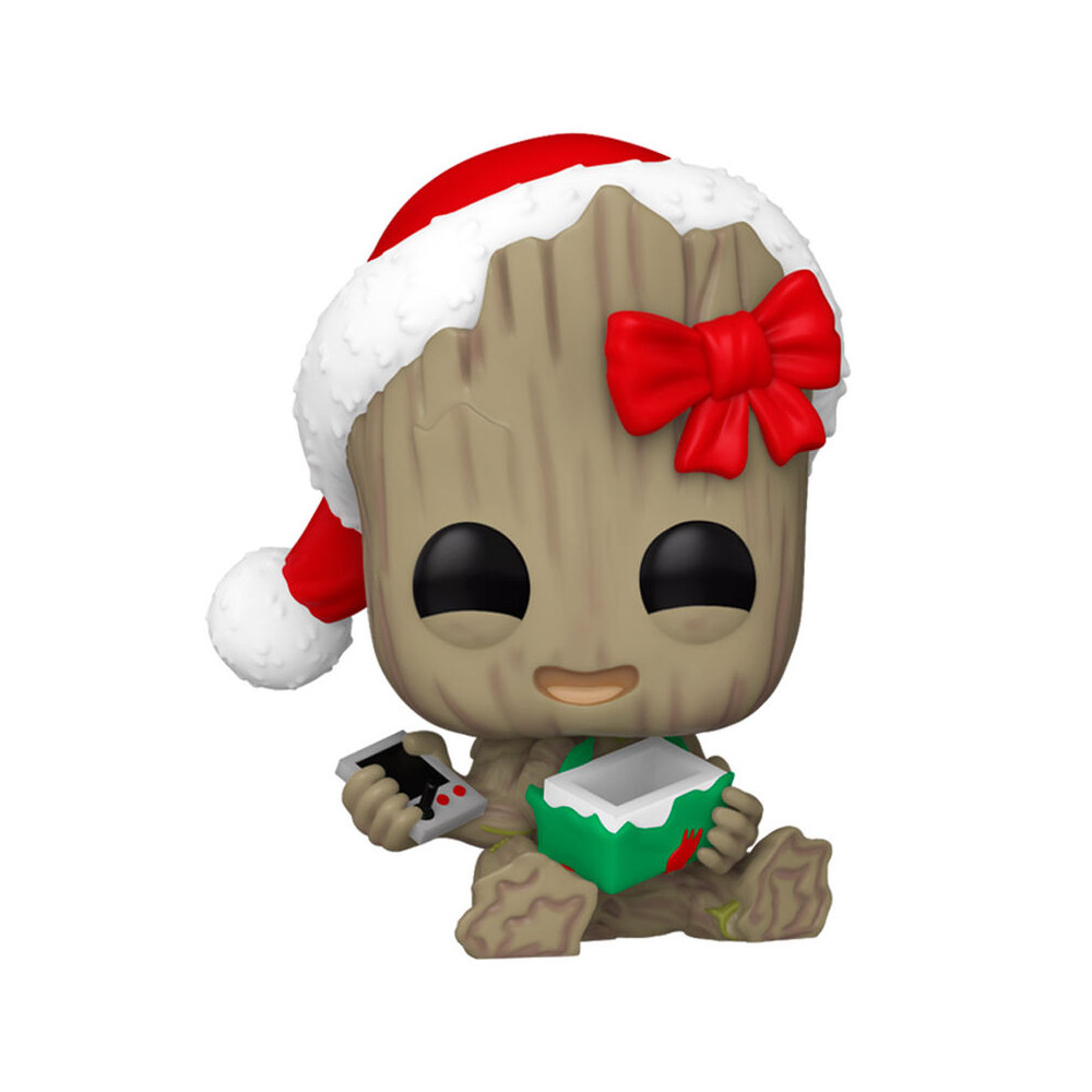 Figura POP Marvel Groot with Present