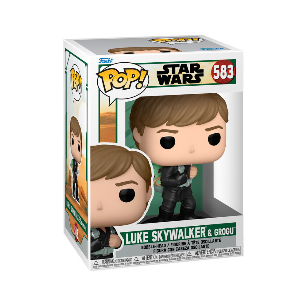 Figura POP Star Wars El Libro de Boba Fett 2 Luke Skywalker & Grogu