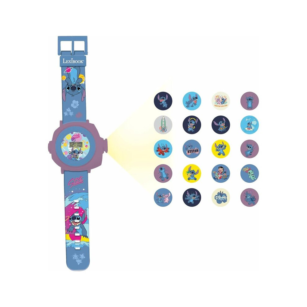 Reloj proyector digital Stitch Disney