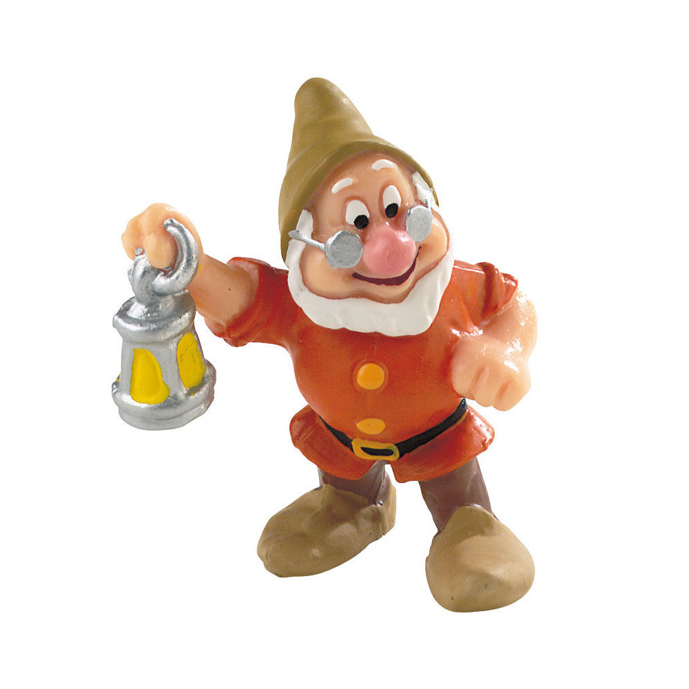 Figura Enanito Farol Blancanieves Disney 5cm