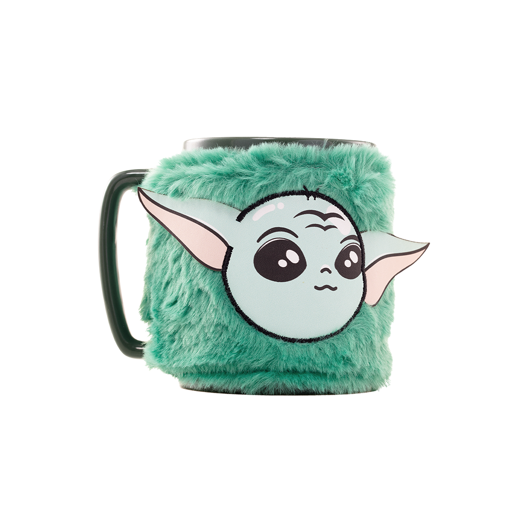 Taza funda de peluche Grogu Mandalorian Star Wars 440ml