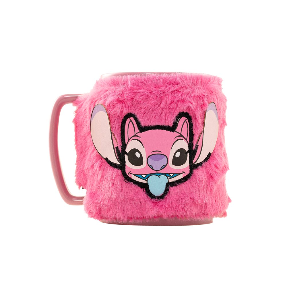 Taza funda de peluche Angel Disney 440ml