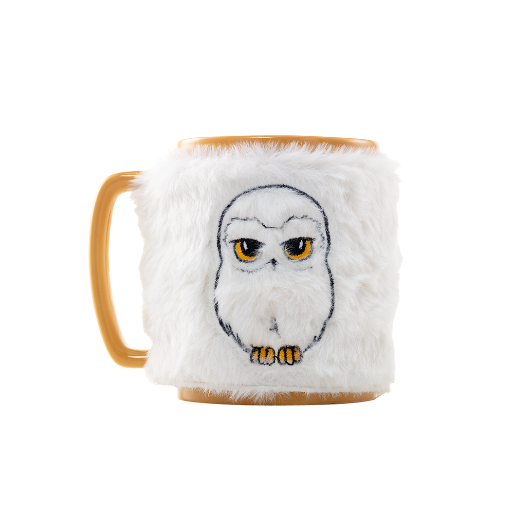 Taza funda de peluche Hedwig Harry Potter 440ml