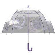 Paraguas burbuja manual Kuromi Hello Kitty 57cm