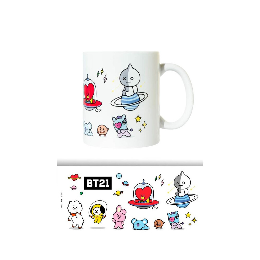Taza Personajes BT21 330ml