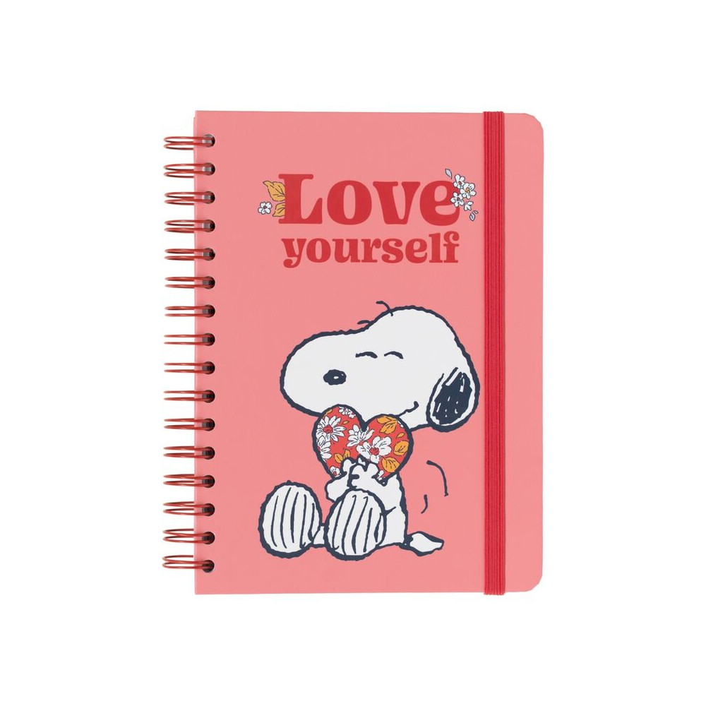 Cuaderno A5 Love Yourself Snoopy