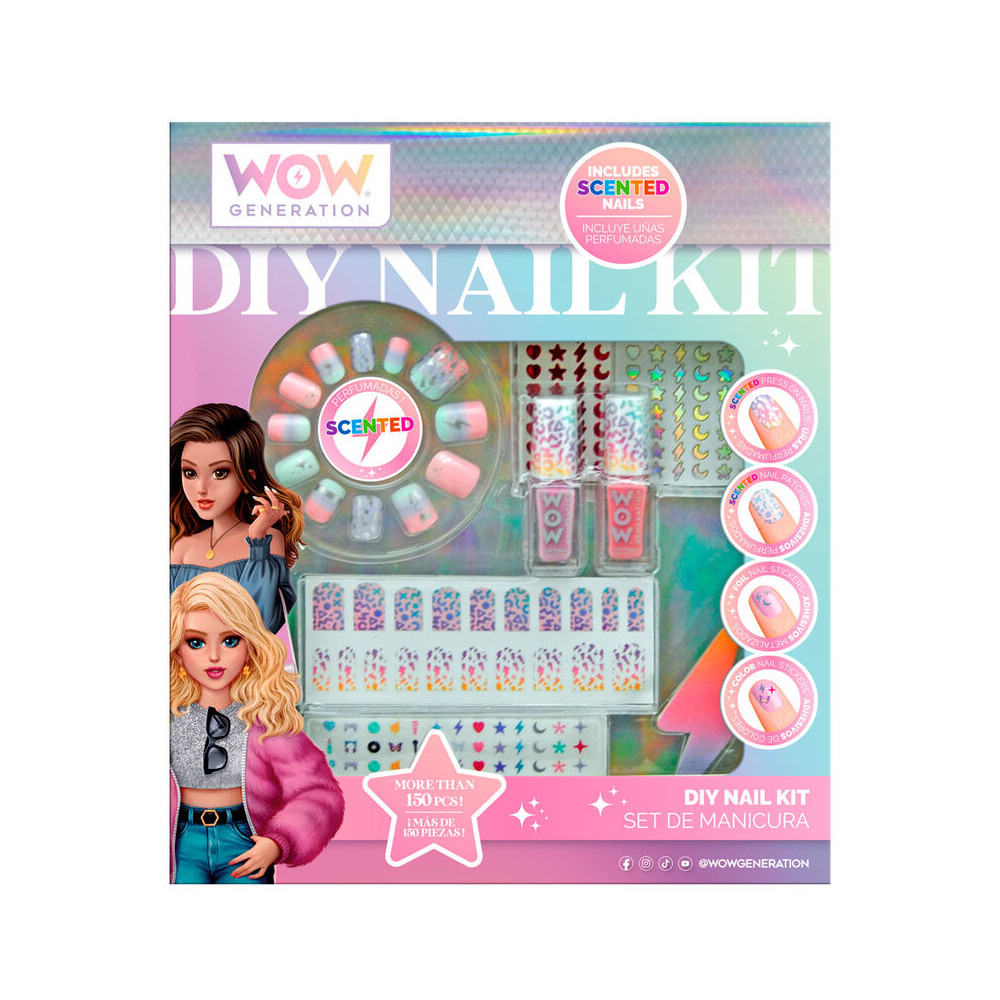 Blister set manicura perfumadas Wow Generation