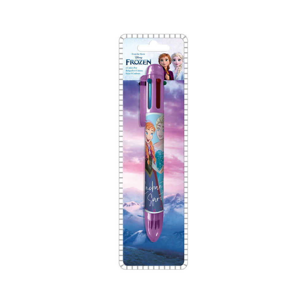 Boligrafo 6 colores Frozen II Disney