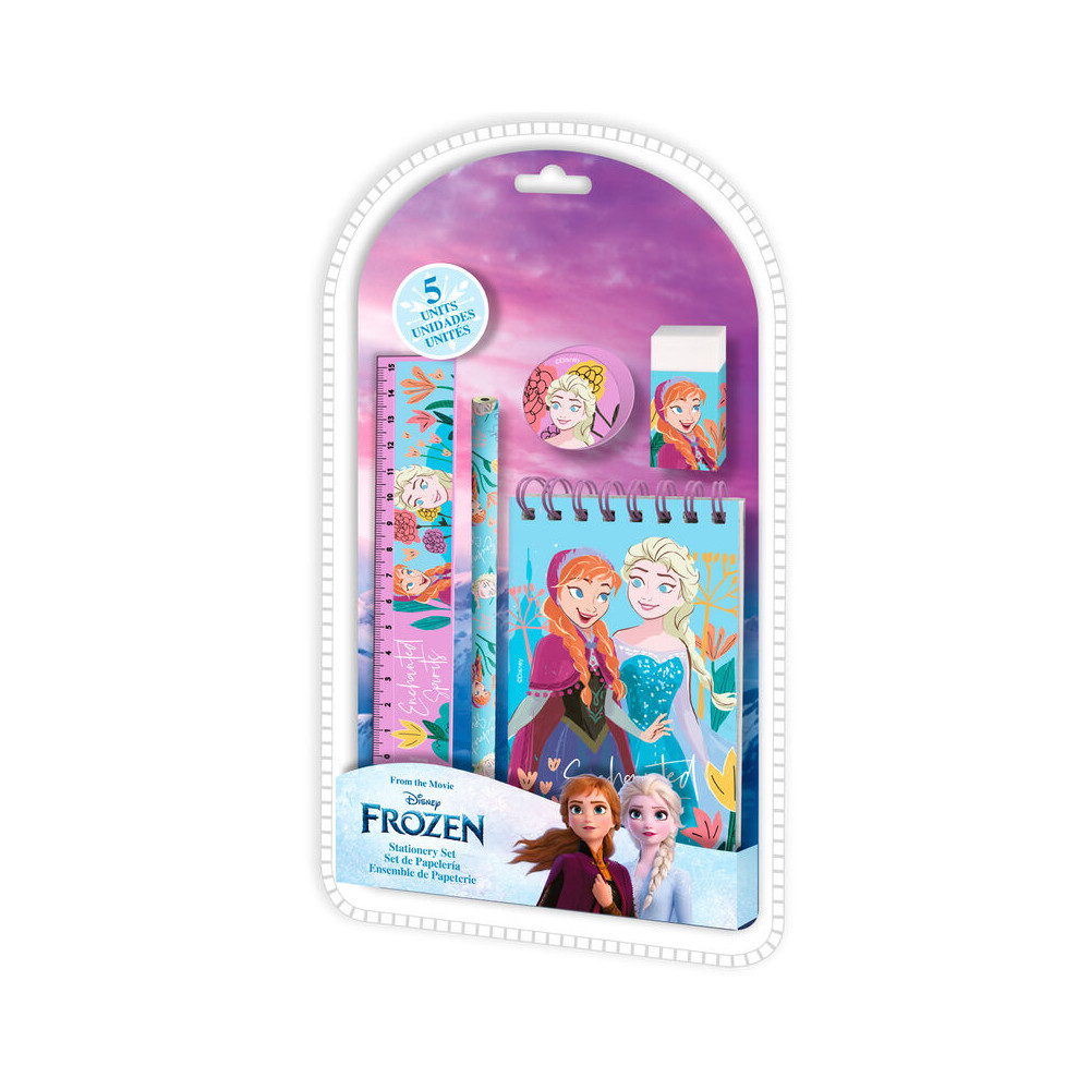 Set papeleria Frozen Disney 5pzs