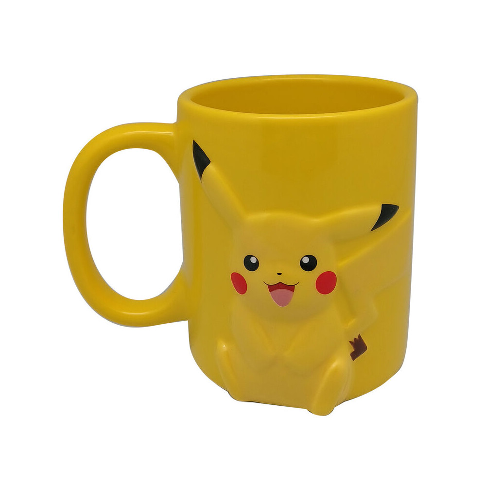 Taza 3D Pikachu Pokemon 325ml