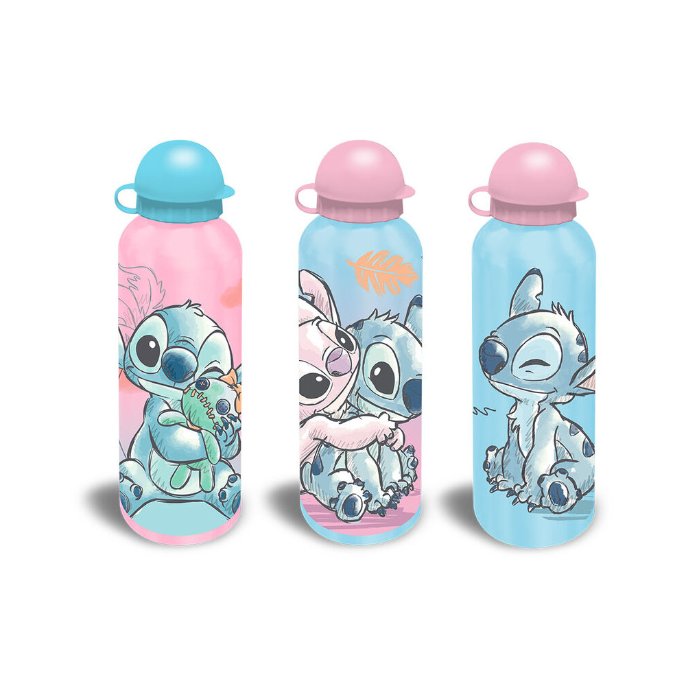 Cantimplora aluminio Stitch Disney 500ml surtido