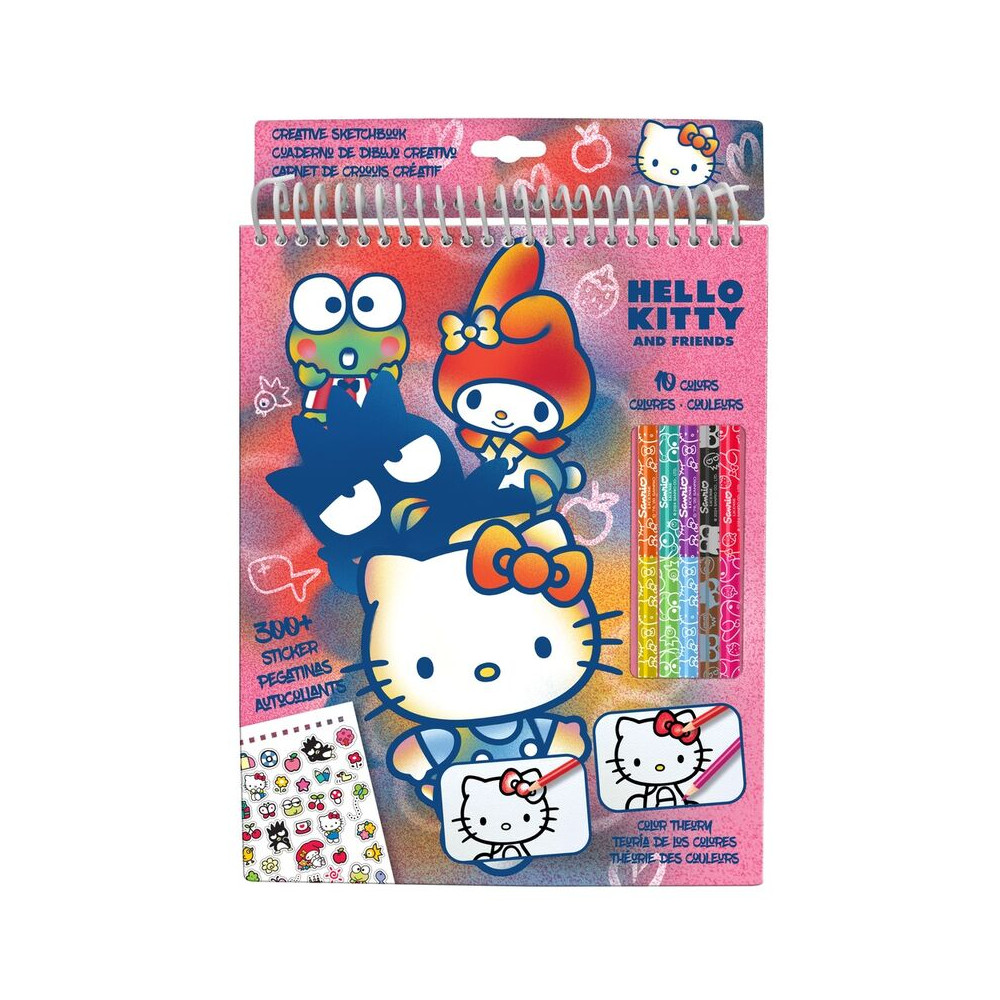 Set colorear lapices Hello Kitty