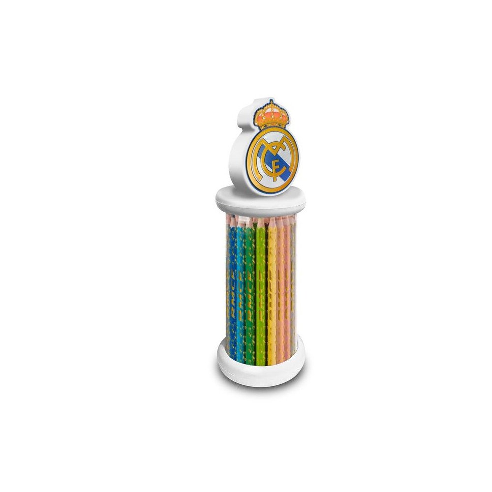 Set 12 lapices colores Real Madrid