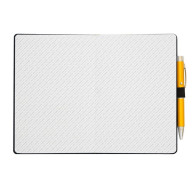 Cuaderno A5 premium + boligrafo proyector Real Madrid