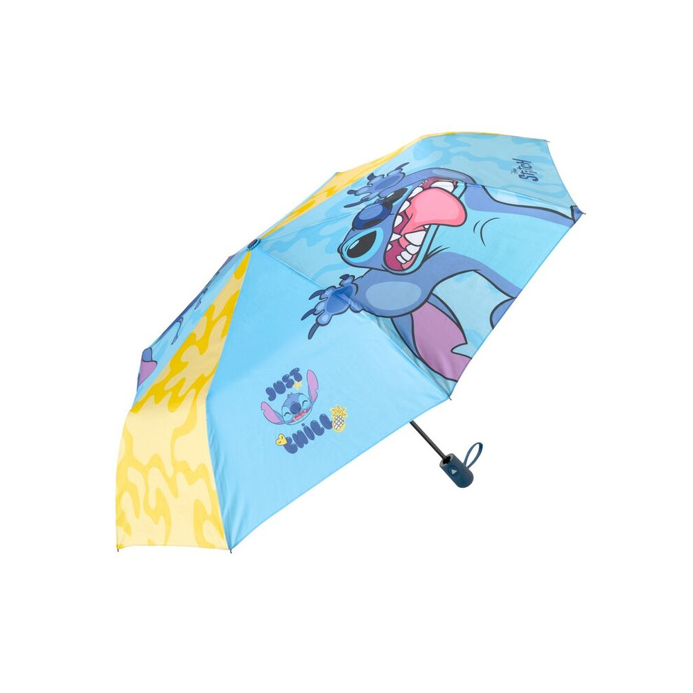 Paraguas plegable automatico Stitch Disney