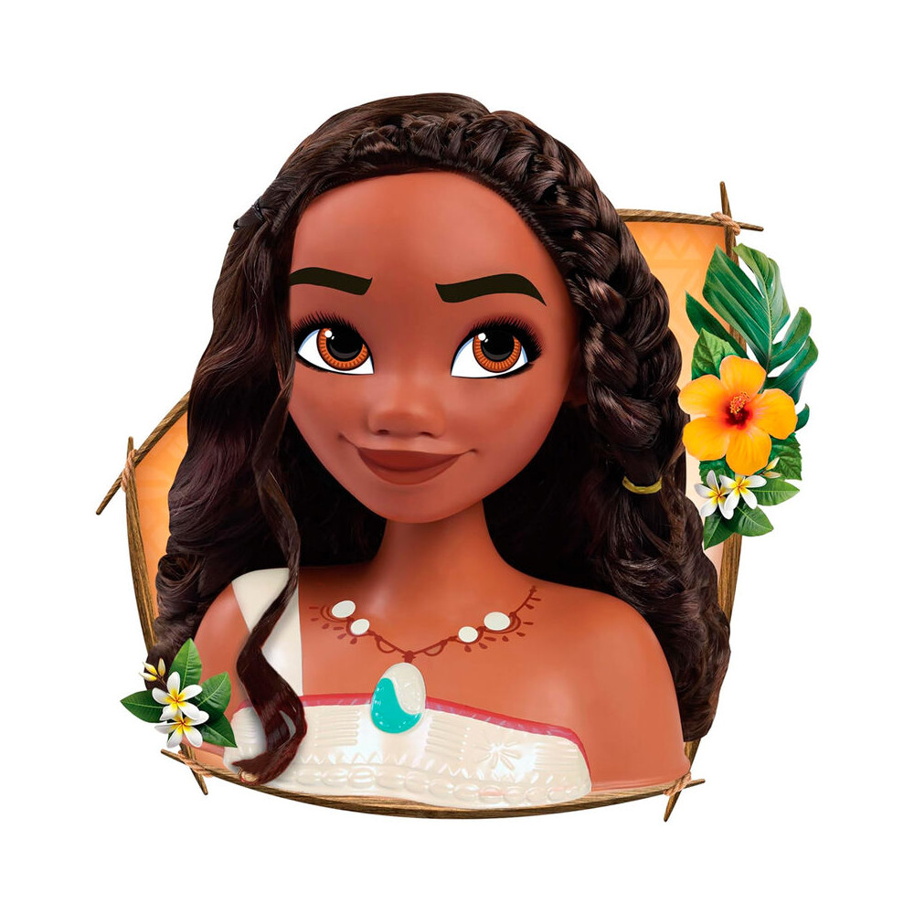 Busto peinados Vaiana Moana 2 Disney