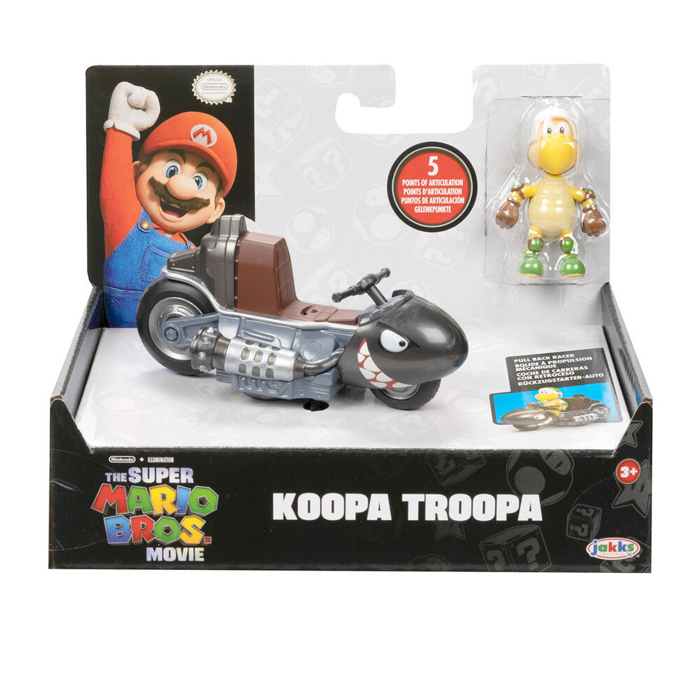 Figura Koopa Troopa Kart La Pelicula Mario Kart 6cm