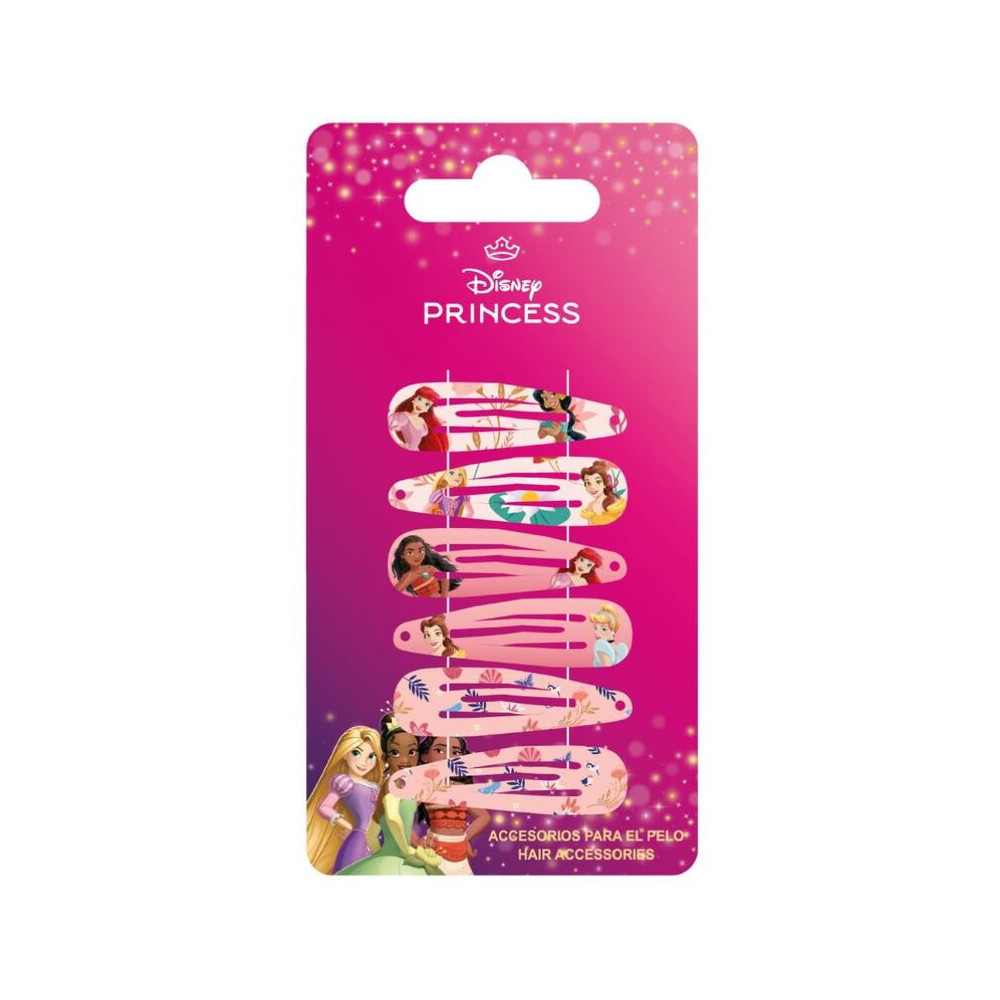 Blister 6 horquillas Princesas Disney
