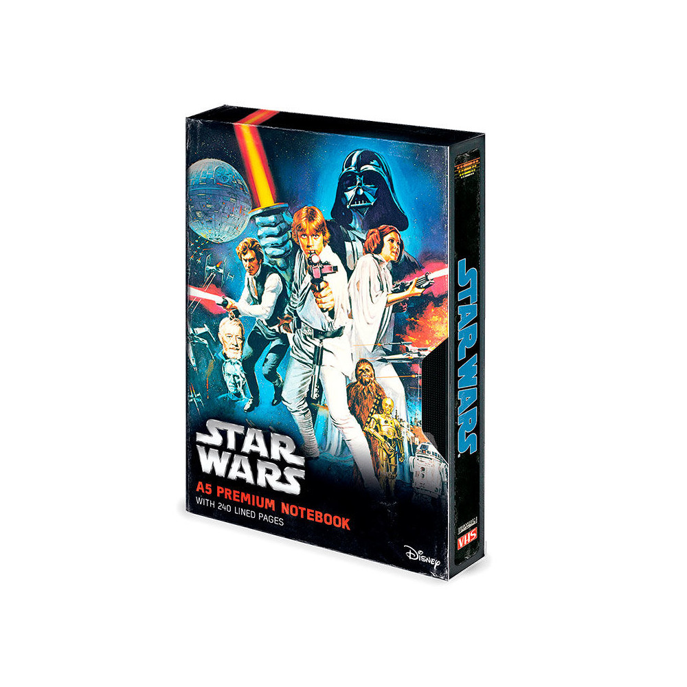 Cuaderno A5 premium VHS Star Wars
