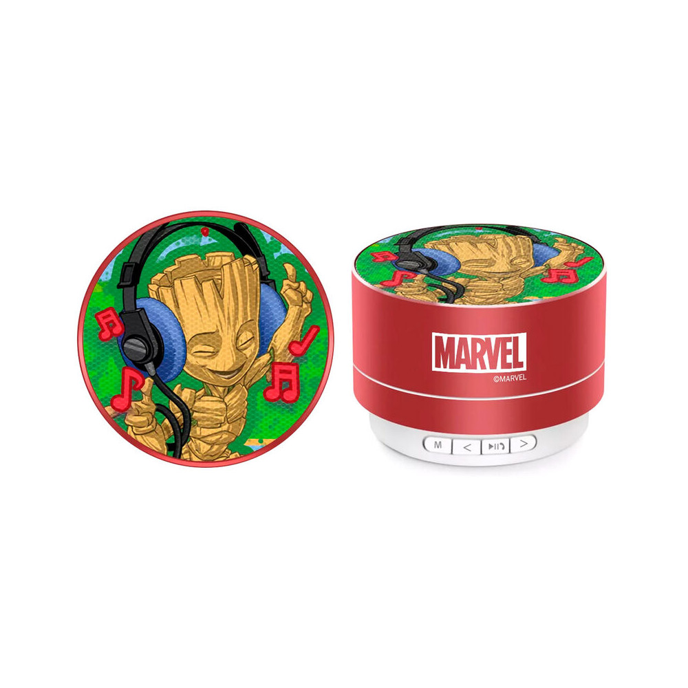 Altavoz portatil inalambrico Groot Guardianes de la Galaxia Marvel