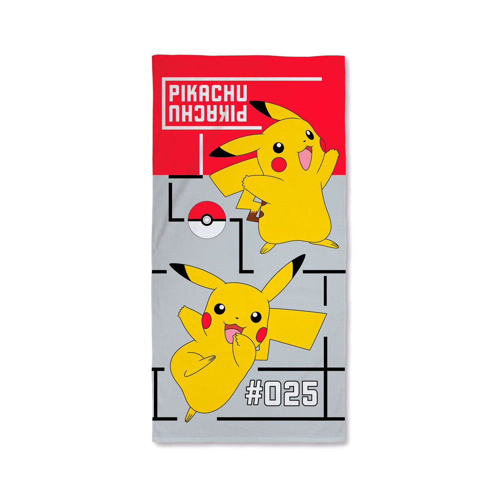 Toalla Pikachu Pokemon algodon