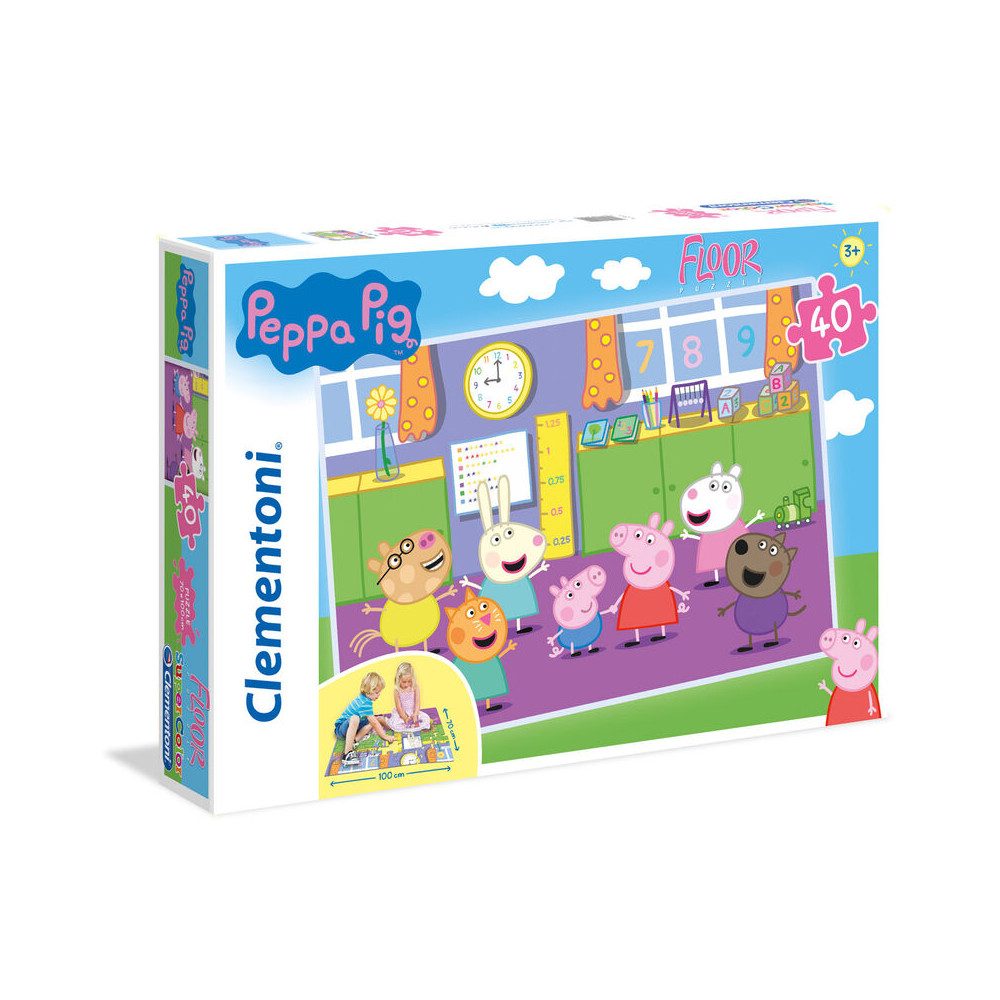 Puzzle Floor Peppa Pig 40pzs