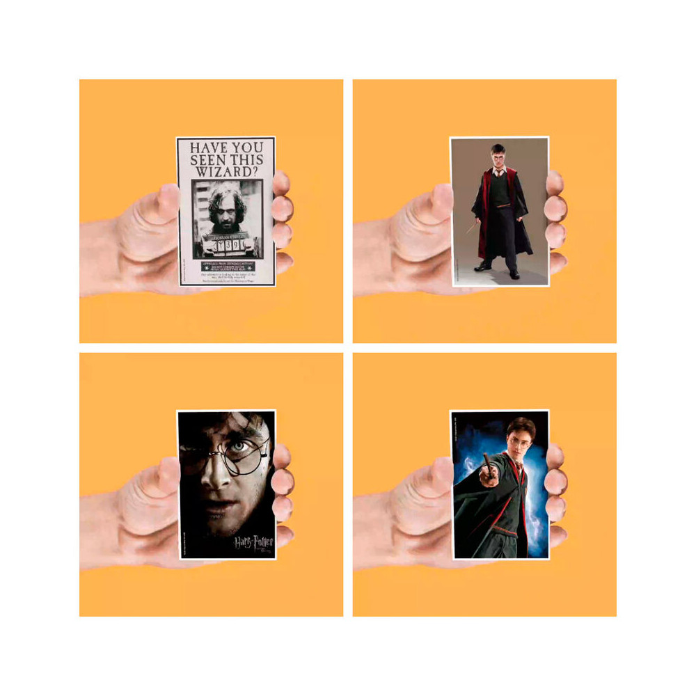 Set 4 imanes lenticulares Harry Potter surtido