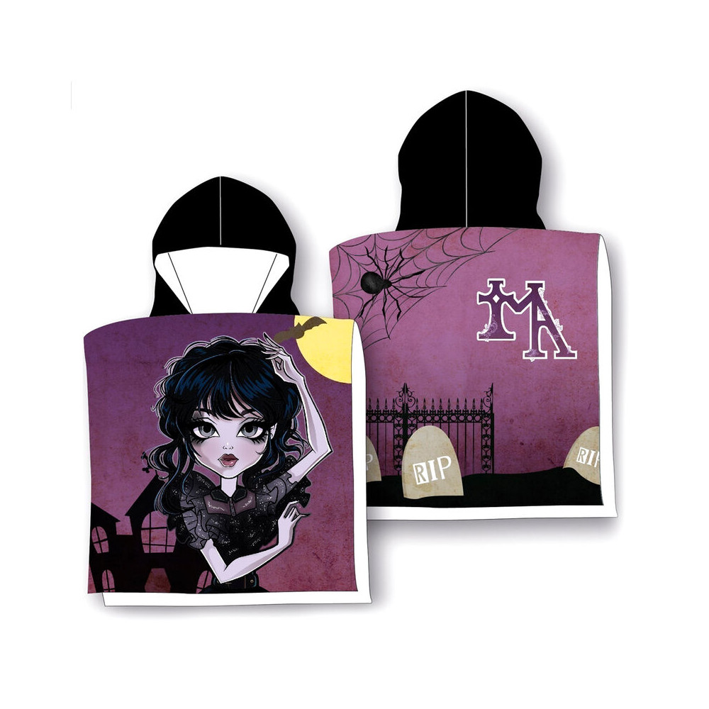 Poncho toalla Niña Gotica algodon