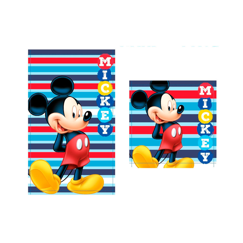 Set 2 toallas baño Mickey Disney algodon