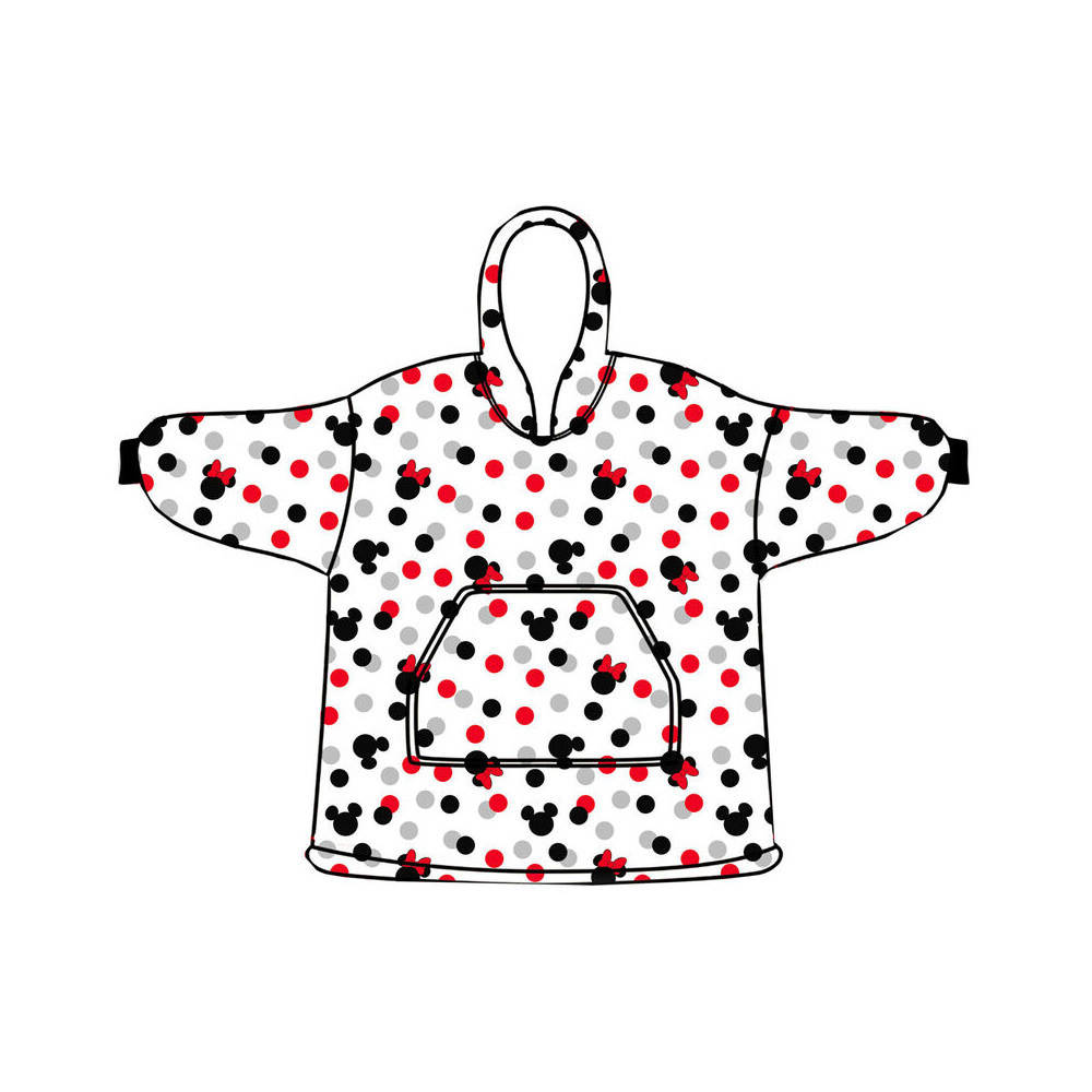 Bata sudadera oversize Minnie Disney coral adulto