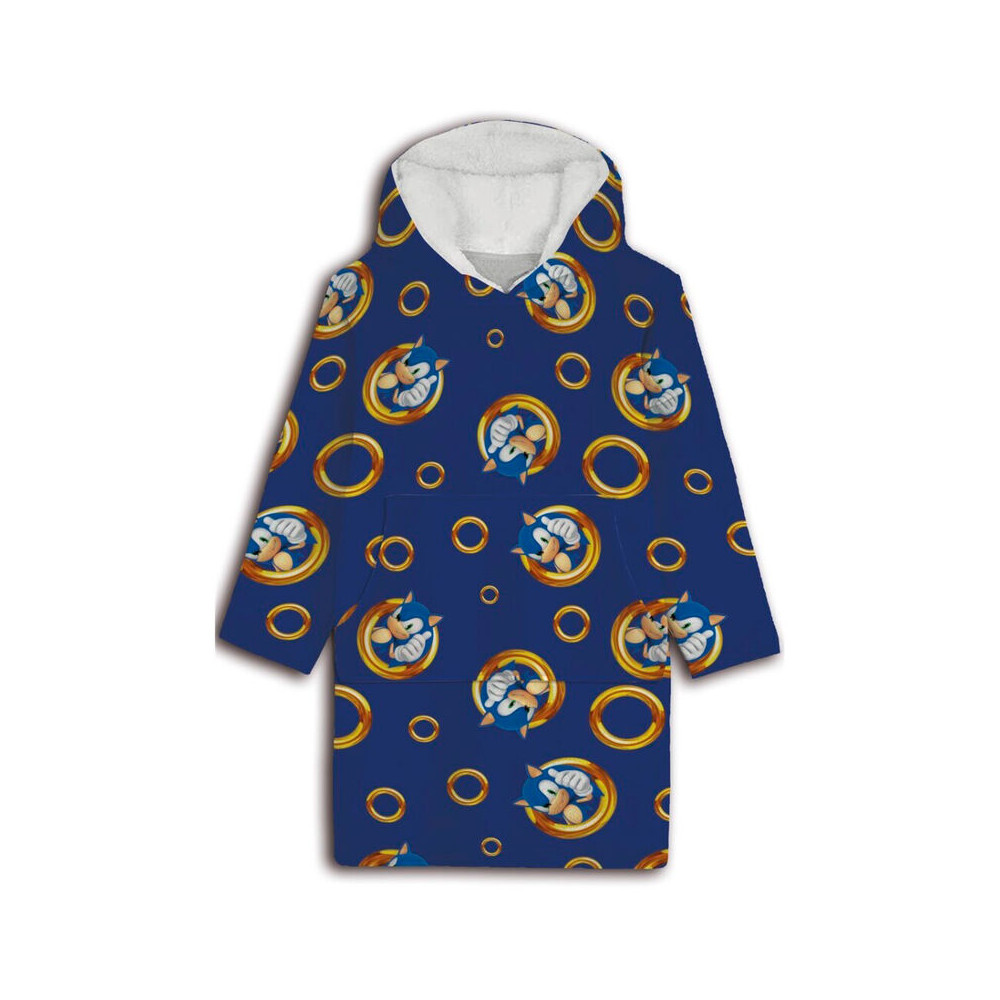 Bata sudadera oversize Sonic the Hedgehog coral adulto