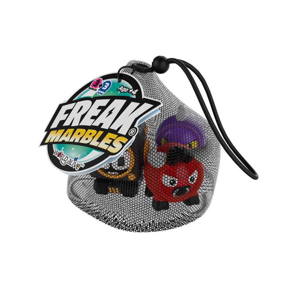 Set 3 Canicas Freak Marbles surtido