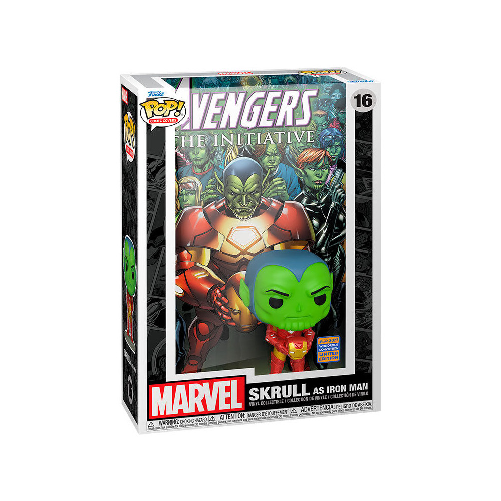 Figura POP Album Marvel Los Vengadores Avengers Skrull as Iron Man Exclusive