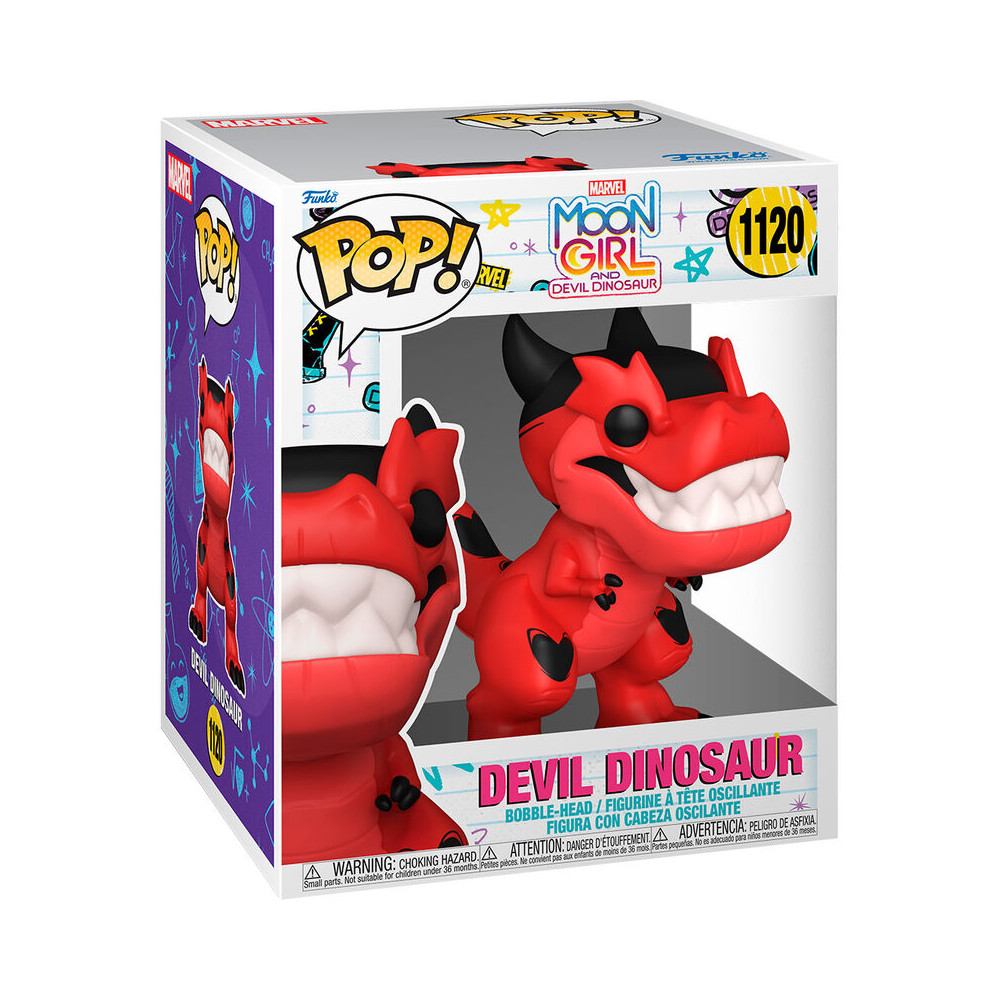Figura POP Marvel Moon Girld and Devil Dinosaur Devil Dinosaur