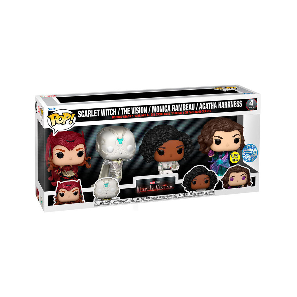 Blister 4 figuras POP Marvel WandaVision Exclusive