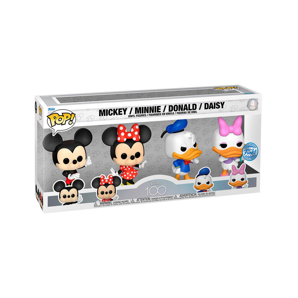 Blister 4 figuras POP Disney Classic Exclusive