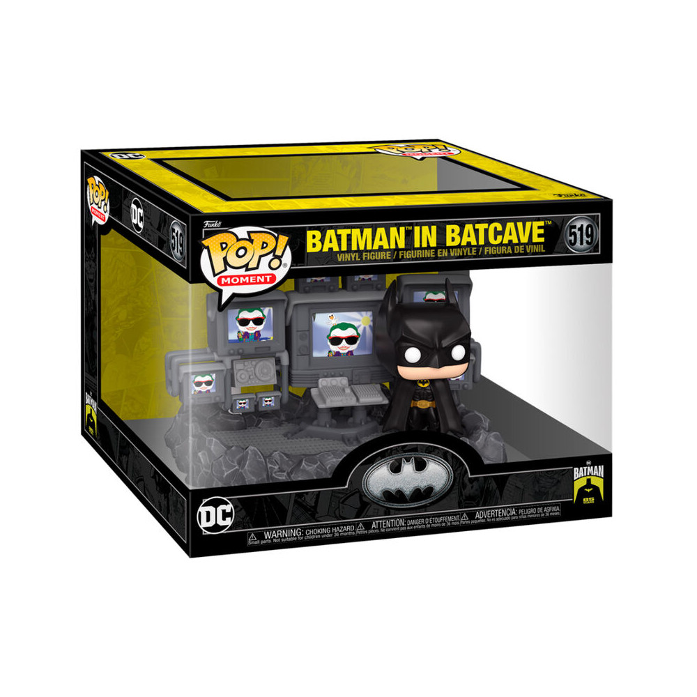Figura POP Moments DC Comics Batman in Batcave
