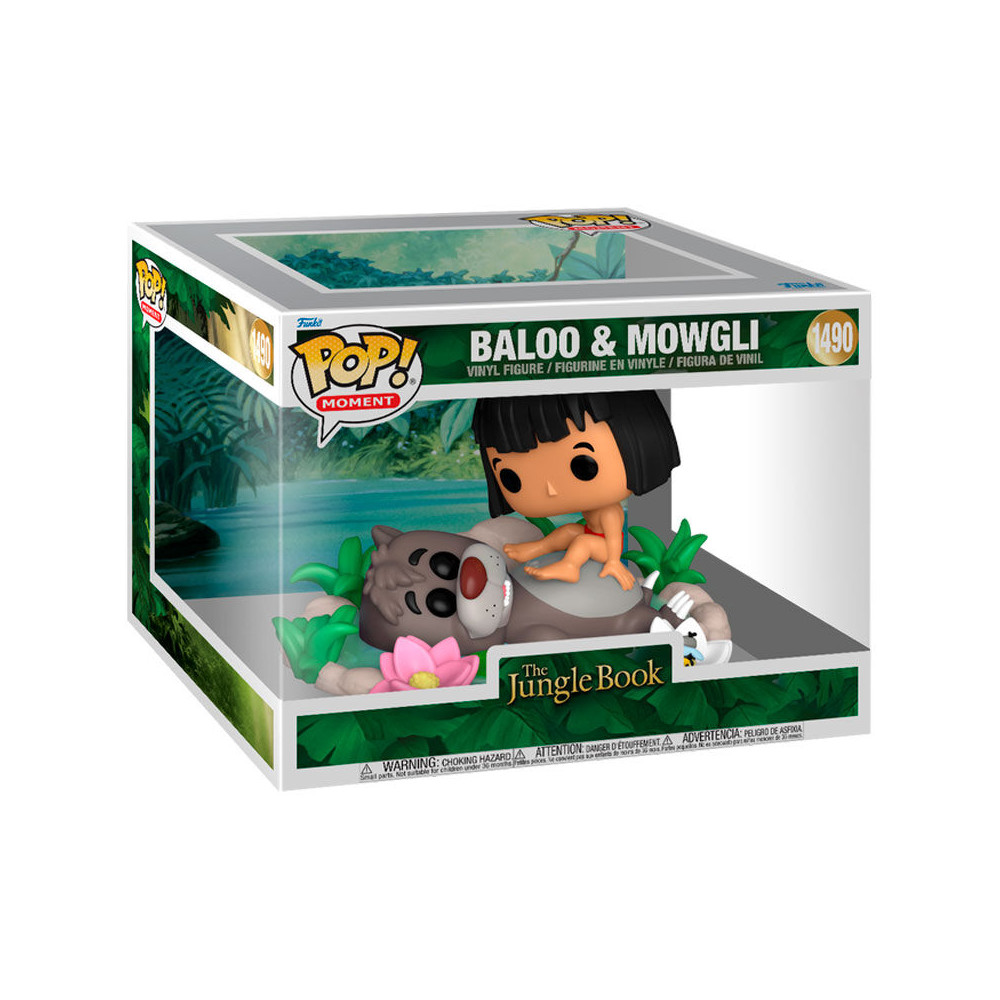 Figura POP Moment Disney El Libro de la Selva Baloo & Mowgli