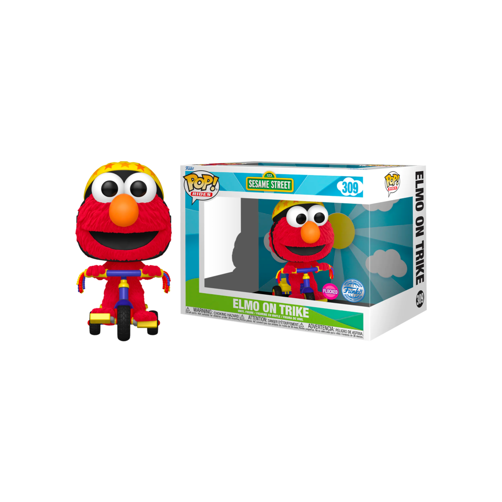 Figura POP Rider Barrio Sesamo Elmo on Trike Exclusive