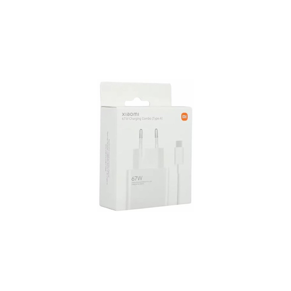 XIAOMI CARGADOR COMBO USB TYPE-A/ 1XUSB/ 67W