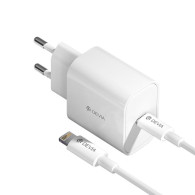 DEVIA BATERIA AUXILIAR MAGNETICA CON SOPORTE 3 EN 1 10000MAH BLANCO