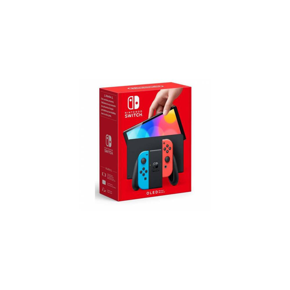 Consola Nintendo Switch OLED Edition - Azul Neon Rojo Neon