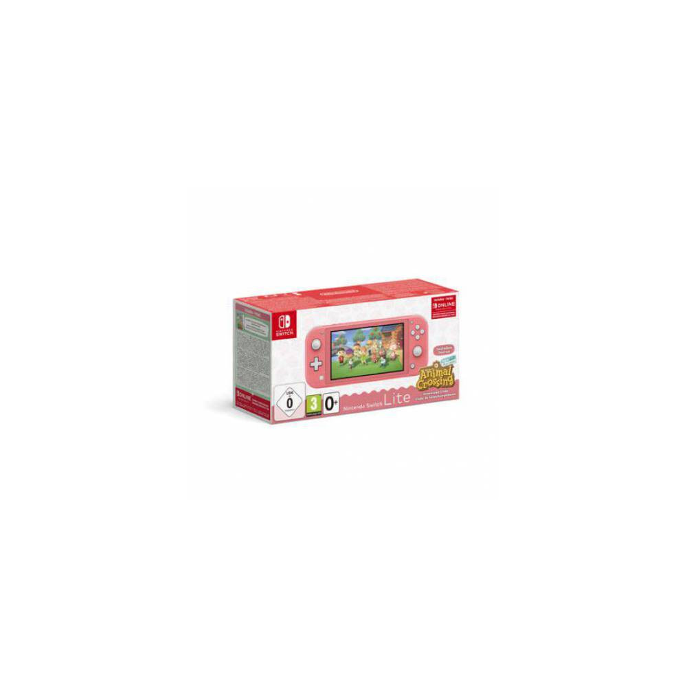 Consola SWI Lite Coral + Animal Crossing New Horizons