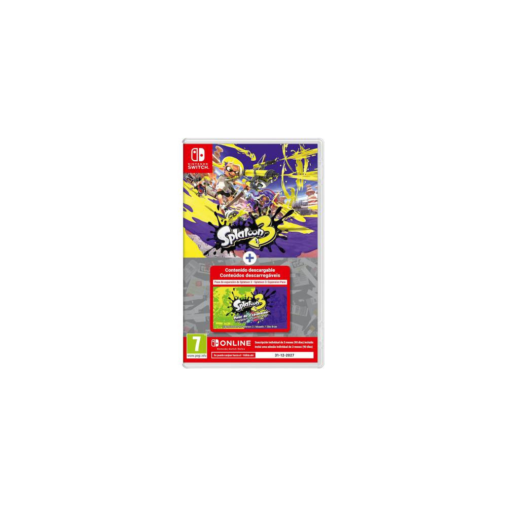 Splatoon 3 + expansion pass + 3 mont - SWI