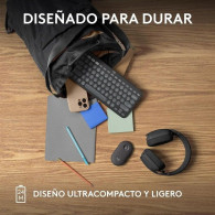 raton logitech pebble 2 m350s wireless black