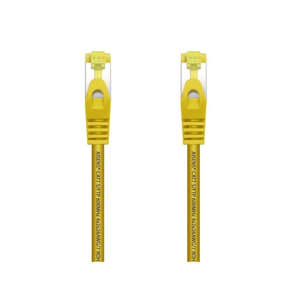 cable de red cat.7 s/ftp 0.5m aisens yellow