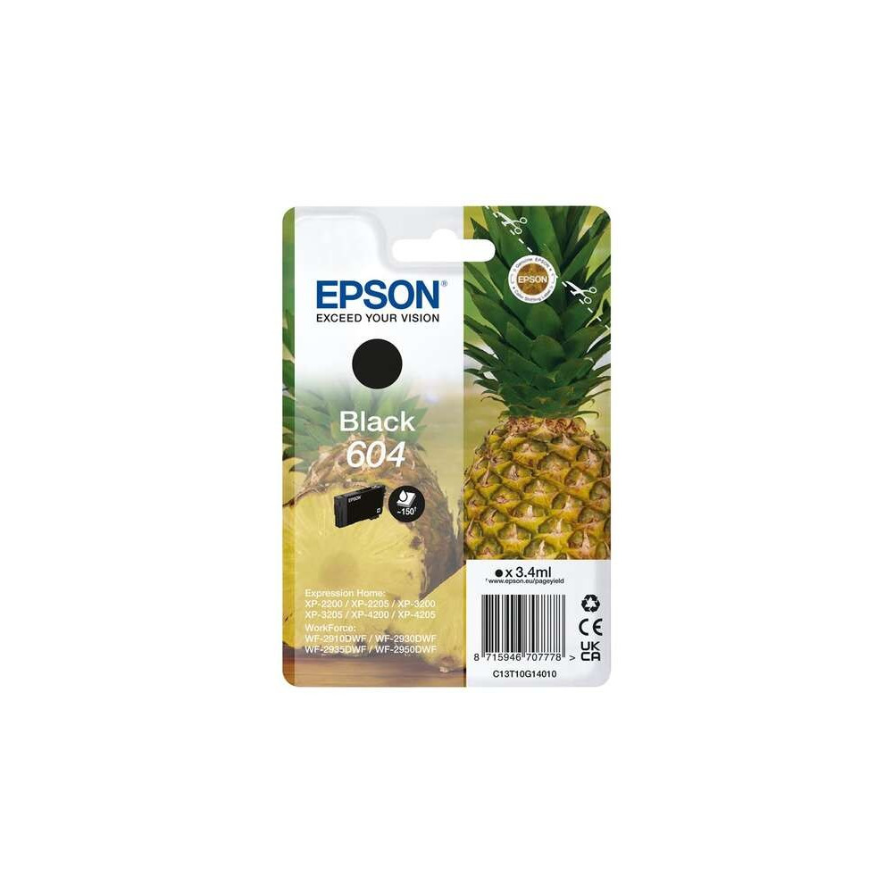 tinta epson c13t10g1401 t10g1 black 604