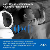 camara ip tp-link tapo tc71 wifi 2k 360º interior